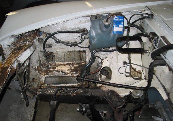 Restauration Motorraum